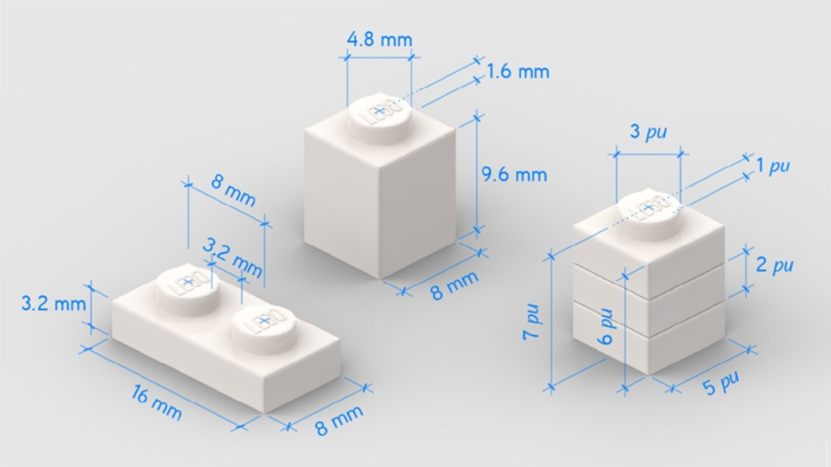 How Many Mm Is A LEGO Stud - CADA BRICKS