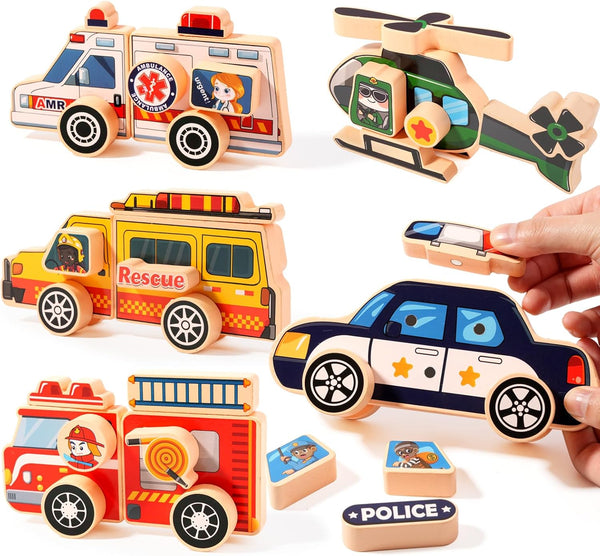 Emergency Vehicle Building Block Sets