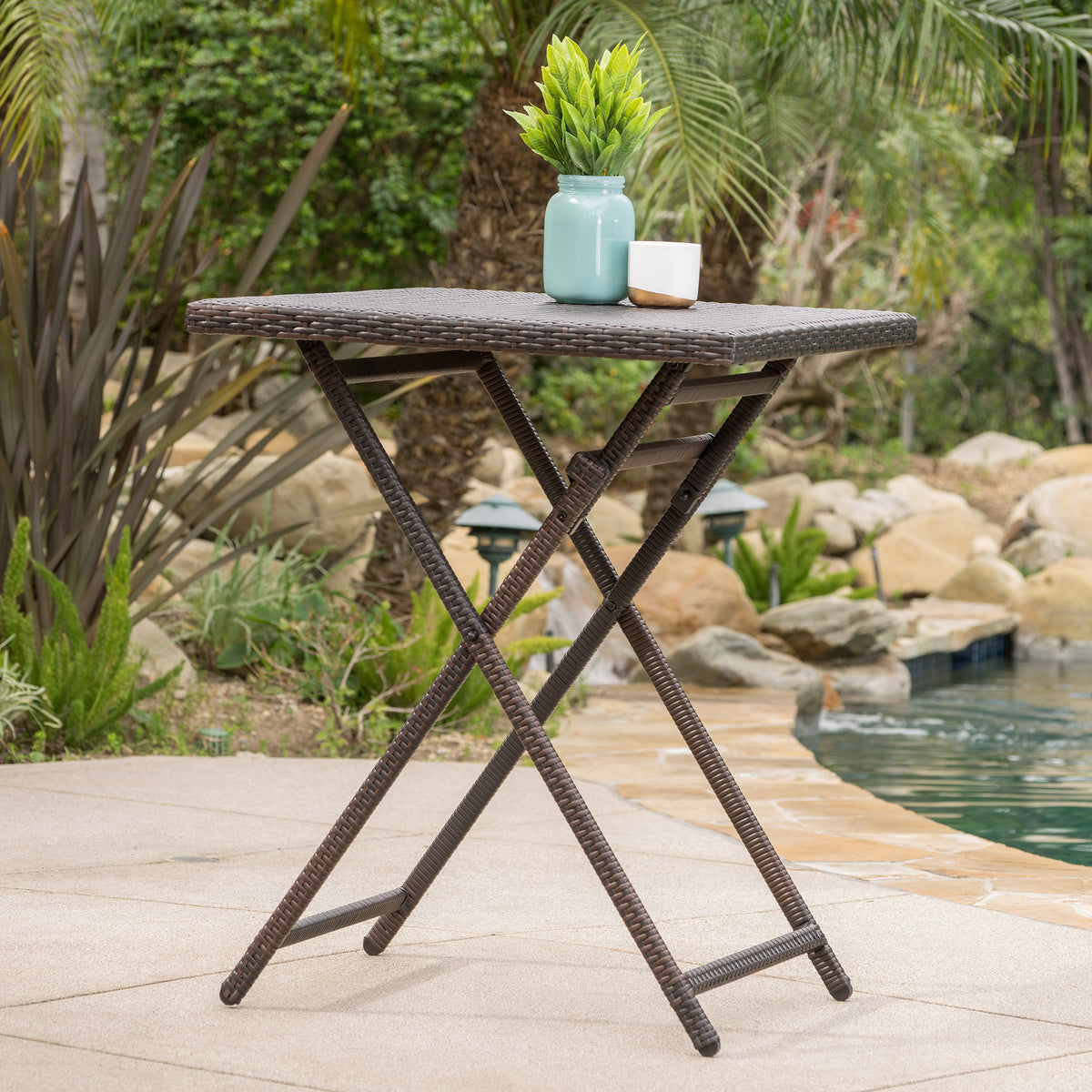 Rattan BAR TABLE