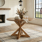 Windvale Cross-Buck Base Dining Table