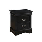 Louis Philippe Black Finish Nightstand
