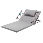 Electric Adjustable Bed Backrest, 300 lbs Weight Capacity, 4-68° Upgraded Lifting System with Collapsible Safety Rails, Remote Control, for Elderly, Pregnancy, Patients, Handicap, Home Hospital Care