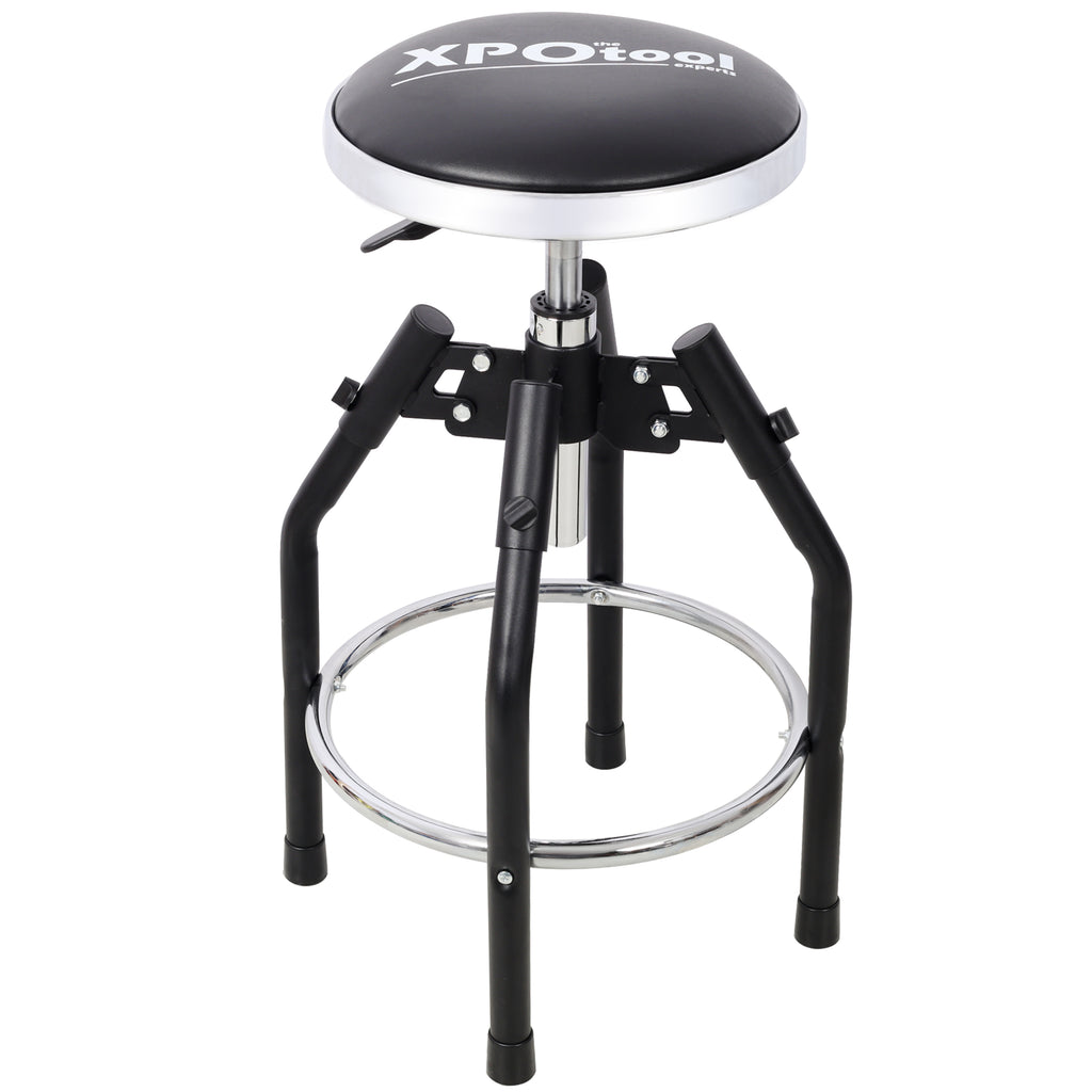Heavy Duty Adjustable Hydraulic Shop Stool,Adjustable Mechanic Stool,Foot Rest Stool,360° Swivel