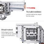 Cada SWAT Militaire WO2 Wapen Revolver Bouwstenen Compatibel met Stad Politie Voor Pistool GUN Blokken Speelgoed voor Jongens