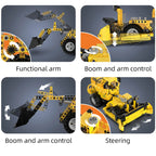 Cada 693Pcs City WheelLoader Car Heavy Mining Truck Building Blocks DIY Engineering Excavator Bricks Toy For Kids Gift - CADA BRICKS®