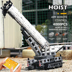 MOULD KING 17002 Technical Building Kits MOC-10123 APP Remote Control Truck LTM Excavator Crane Model Kids Toys Christmas Gifts