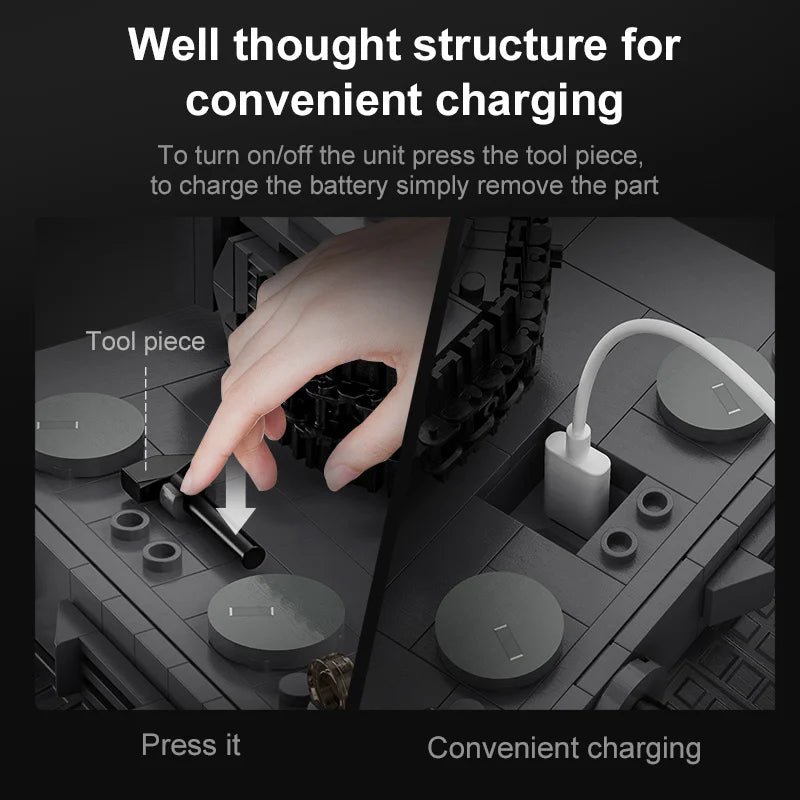 Cada 925pcs City Remote Control Ww2 Military Army Tiger Tank Building Blocks Weapon Bricks RC Vehicle Toys Gifts Children Boys