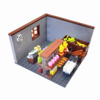 Byhus Byggeklosser Leker for Barn Gutter Jenter DIY Gaver MOC Klosser Soverom Stue Møbelmodell Leker Klosssett
