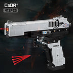 CADA Militare WW2 Pistola Desert Eagle Pistola MK23 Mitraglietta Uzi Blocchi da costruzione città polizia Mattoni Giocattolo per bambini regali