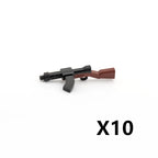 5/10 WW2 Soldier Weapons Building Block Two-color Printing Machine Rifle Submachine Sniper Guns Military Accessories Bricks C238 - CADA BRICKS®