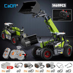 Cada 1469pcs City Remote Control Engineering Vehicle DIY Model Building Blocks RC Truck Car Bricks Toys for Children