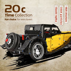 MOULD KING 13080D Technical Car Building Blocks T50 Vintage Car MOC-25153 Bricks Model Educational Toys For Kids Birthday Gifts