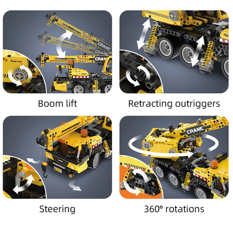 Cada 693Pcs City WheelLoader Car Heavy Mining Truck Building Blocks DIY Engineering Excavator Bricks Toy For Kids Gift - CADA BRICKS®