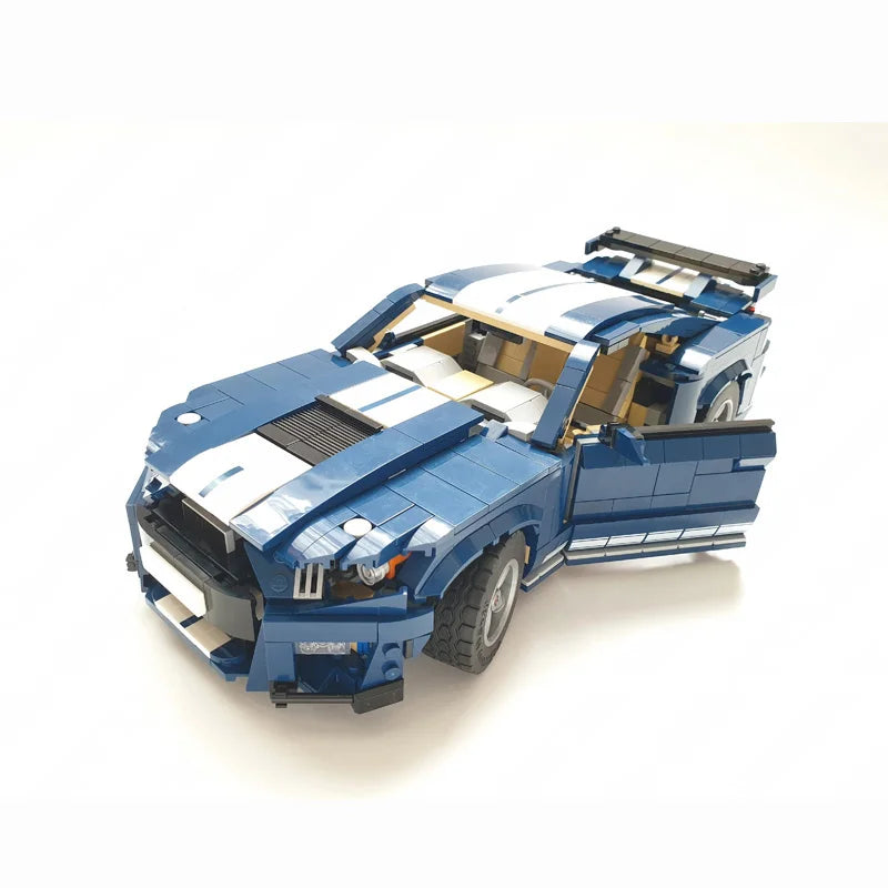 NEW MOC-10265 Mustangs Shelby GT500 Building Block Car Bricks F150 Raptor Classic Pickup Assembled Model DIY Toys Birthday Gifts - CADA BRICKS®