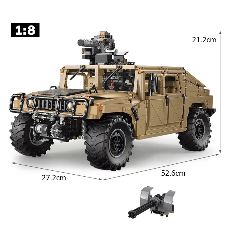 Cada 3935Pcs technical Armored SUV  Car Buggy Trucks Pickup Bricks City Off-road Remote Control Car Building Blocks Toy Gifts - CADA BRICKS®
