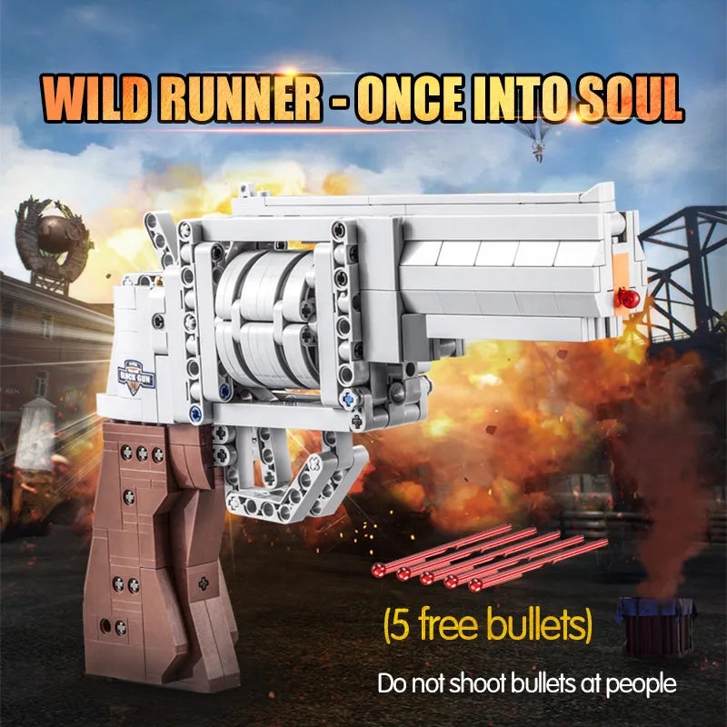 Cada SWAT Militaire WO2 Wapen Revolver Bouwstenen Compatibel met Stad Politie Voor Pistool GUN Blokken Speelgoed voor Jongens