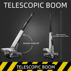 MOULD KING 17002 Technical Building Kits MOC-10123 APP Remote Control Truck LTM Excavator Crane Model Kids Toys Christmas Gifts