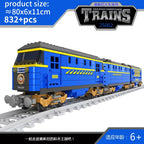 City Train Set Steam Bullet Vehicle Cargo Railway Station Model Building Blocks Brick Tracks Rail No Motor Kits Carriage Kid Toy - CADA BRICKS®