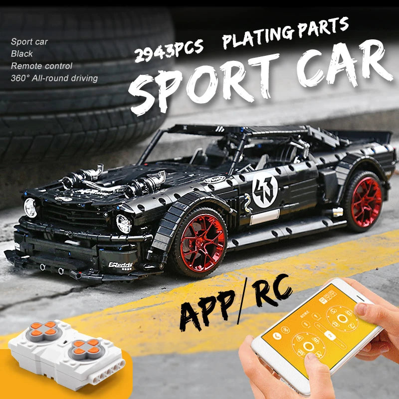 MOULD KING 13108 Technical APP Remote Control Car RTR V2 Racing Car Model Building Blocks MOC-22970 Bricks Kid Toy Birthday Gift