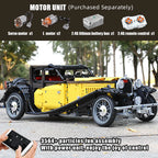 MOULD KING 13080D Technical Car Building Blocks T50 Vintage Car MOC-25153 Bricks Model Educational Toys For Kids Birthday Gifts