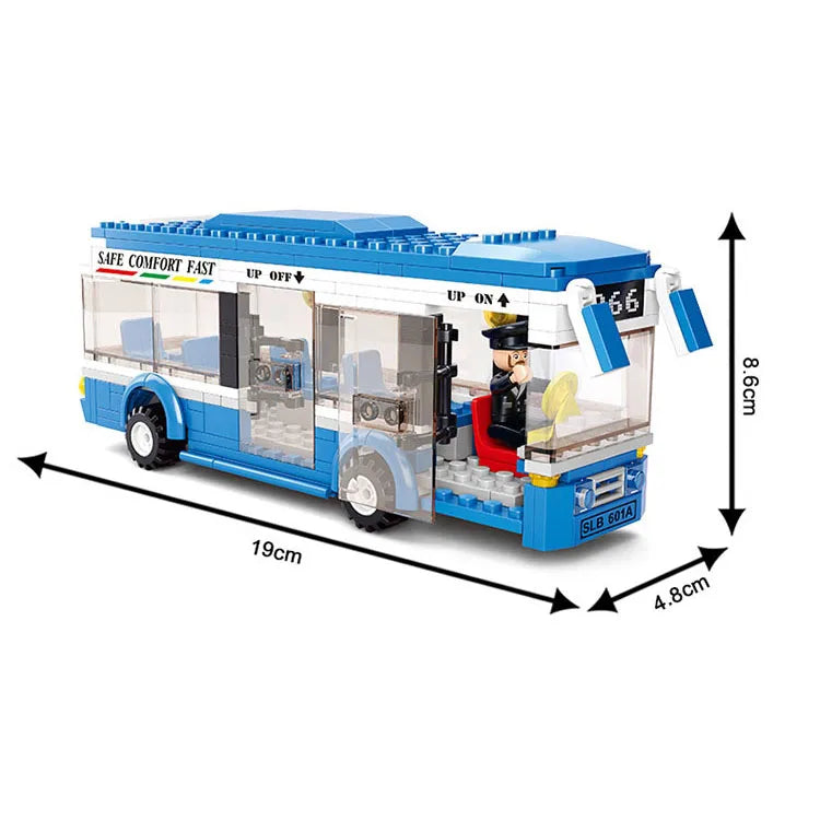 City Town Building Block City Great Vehicles Municipal Car Garbage Truck Light Repair Truck Road Sweeper Sprinkler Bricks Toy