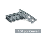 City Train Set Steam Bullet Vehicle Cargo Railway Station Model Building Blocks Brick Tracks Rail No Motor Kits Carriage Kid Toy - CADA BRICKS®