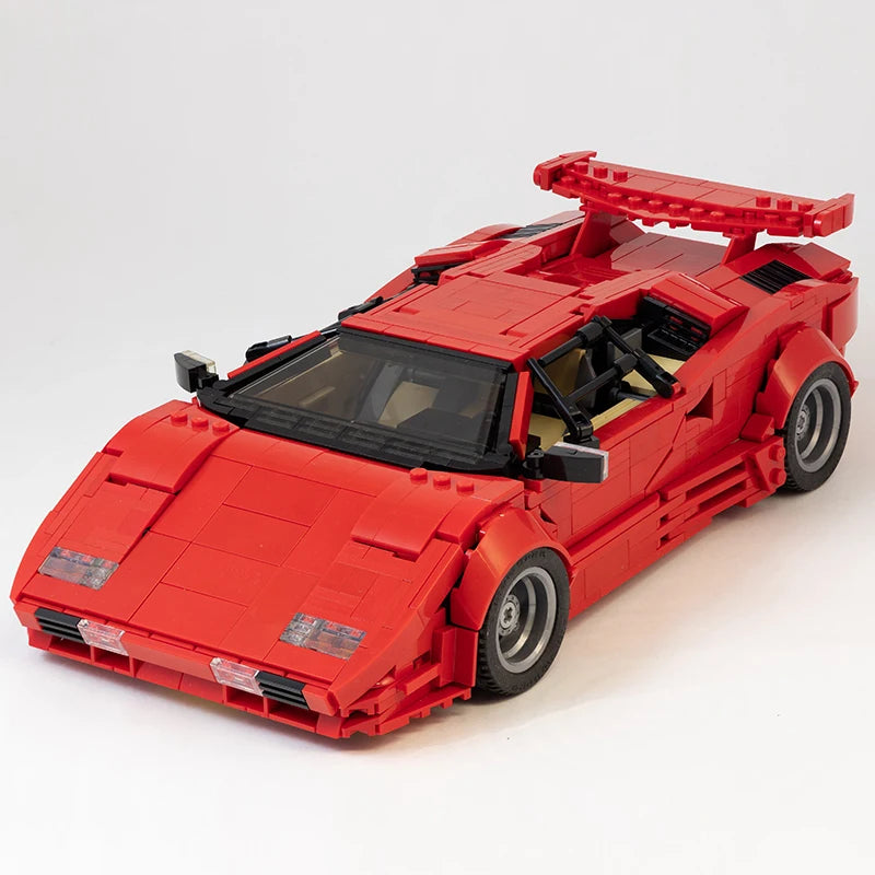 MOC Building Blocks Technology Bricks Car City Racer Countachs QV Vehicle Super Racing Toys Christmas Gifts - CADA BRICKS®