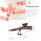 653 Pcs SWAT Military WW2 Weapon 98K Sniper gun sighting telescope Models Building Blocks Compatible GUN Blocks Toys Gifts - CADA BRICKS®