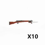 5/10 WW2 Soldier Weapons Building Block Two-color Printing Machine Rifle Submachine Sniper Guns Military Accessories Bricks C238 - CADA BRICKS®