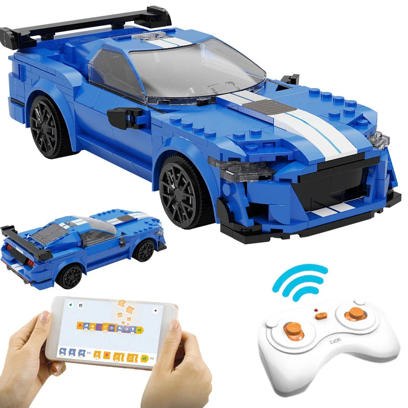 Cada 325pcs City RC Racing Car App Programming Building Blocks Remote Control Speed Vehicle Bricks Toy for Children - CADA BRICKS®