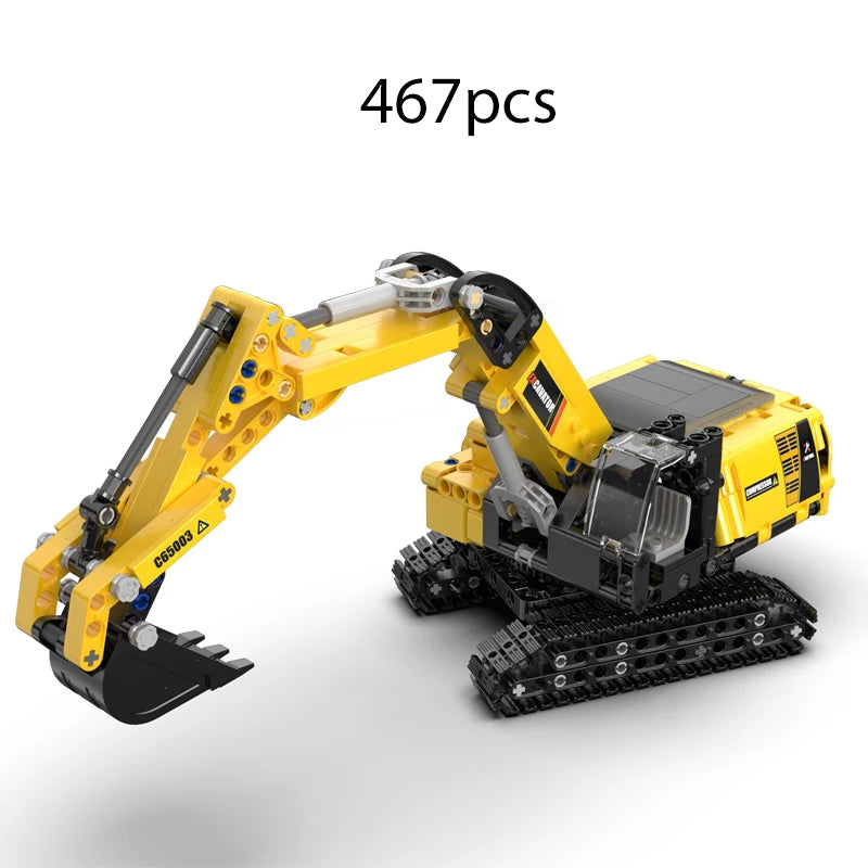 Cada 693Pcs City WheelLoader Car Heavy Mining Truck Building Blocks DIY Engineering Excavator Bricks Toy For Kids Gift - CADA BRICKS®
