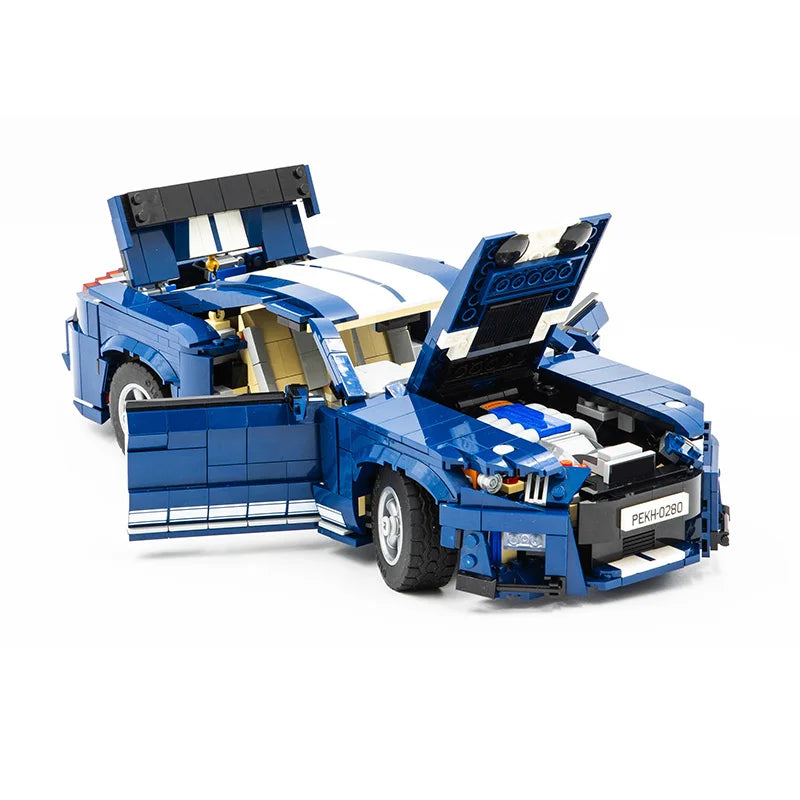 NEW MOC-10265 Mustangs Shelby GT500 Building Block Car Bricks F150 Raptor Classic Pickup Assembled Model DIY Toys Birthday Gifts - CADA BRICKS®