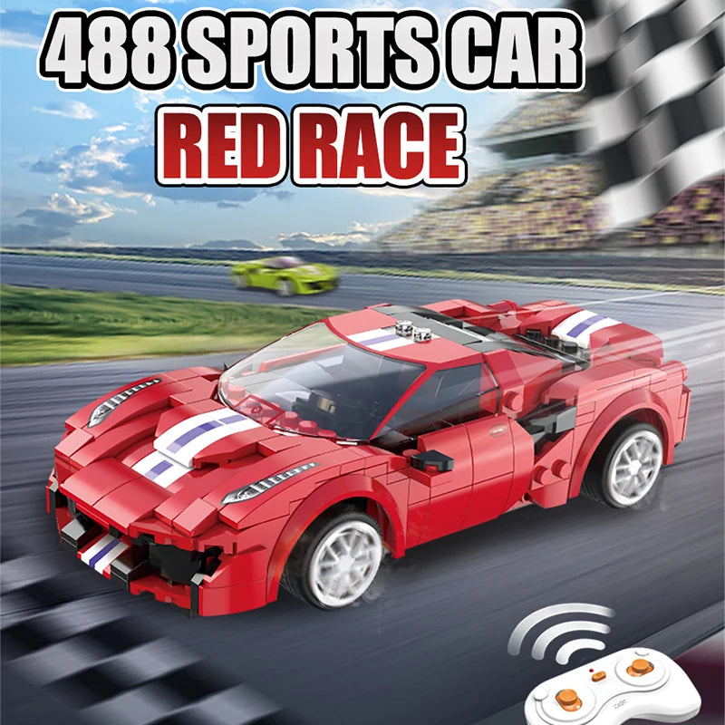 Cada City Remote Control Racing Car Compatible MOC Building Blocks RC Super Sports Car Bricks Children Boys Gifts Toys - CADA BRICKS®