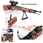 653 Pcs SWAT Military WW2 Weapon 98K Sniper gun sighting telescope Models Building Blocks Compatible GUN Blocks Toys Gifts - CADA BRICKS®