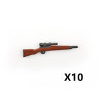 5/10 WW2 Soldier Weapons Building Block Two-color Printing Machine Rifle Submachine Sniper Guns Military Accessories Bricks C238 - CADA BRICKS®