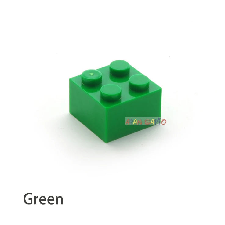 60pcs DIY Building Blocks Thick Figures Bricks 2x2 Dots Educational Creative Size Compatible With 3003 Plastic Toys for Children - CADA BRICKS®