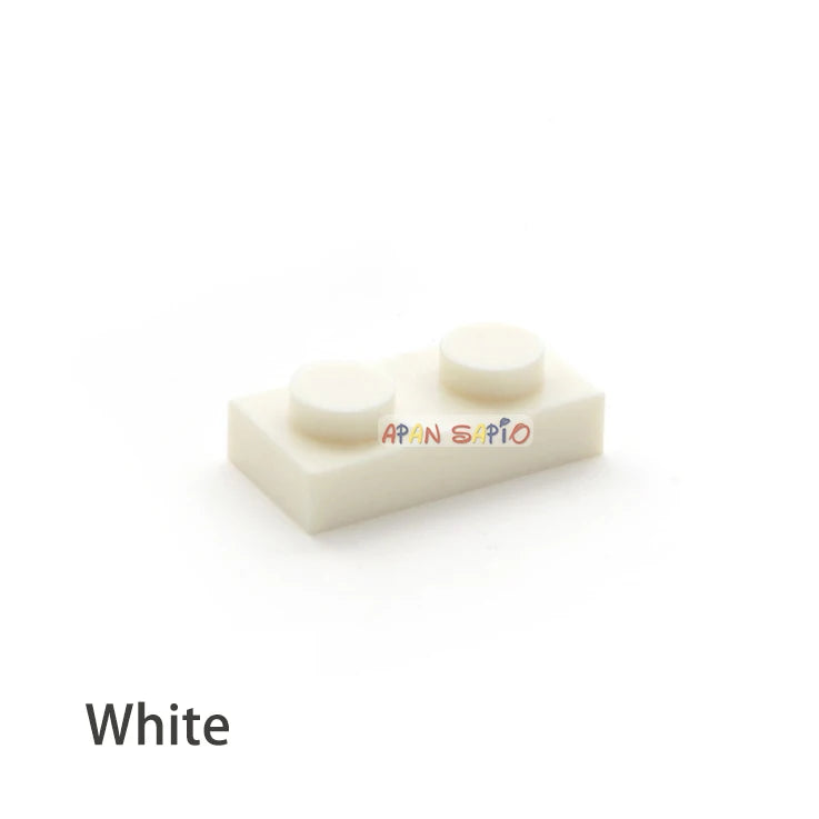 200pcs DIY Building Blocks Thin Figures Bricks 1x2 Dots 12Color Educational Creative Size Compatible With 3023 Toys for Children - CADA BRICKS®