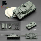 1/144 Schaal 4D Assemble Tank Model Panzerkampfwagen T-34/85 AMX-30MAIN Bouwstenen Tweede Wereldoorlog Militair Leger Gevechtstank