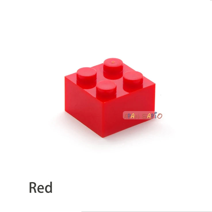 60pcs DIY Building Blocks Thick Figures Bricks 2x2 Dots Educational Creative Size Compatible With 3003 Plastic Toys for Children - CADA BRICKS®