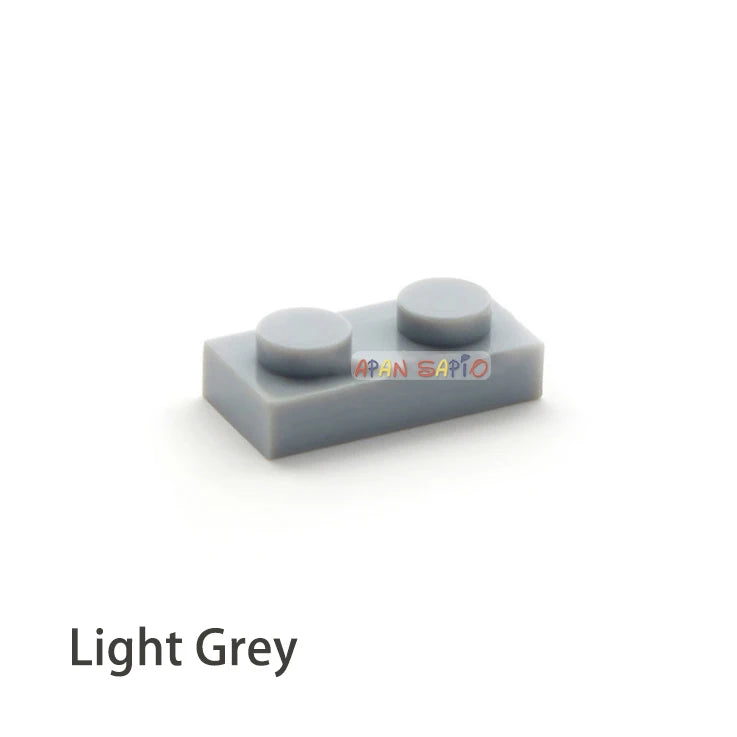200pcs DIY Building Blocks Thin Figures Bricks 1x2 Dots 12Color Educational Creative Size Compatible With 3023 Toys for Children - CADA BRICKS®