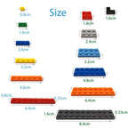 60pcs DIY Building Blocks Thick Figures Bricks 2x2 Dots Educational Creative Size Compatible With 3003 Plastic Toys for Children - CADA BRICKS®