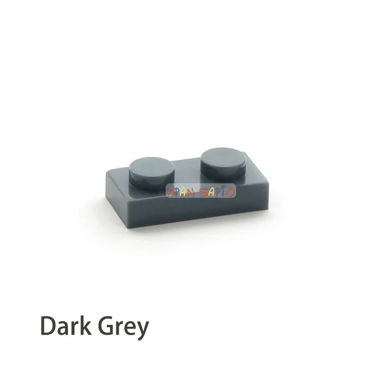 200pcs DIY Building Blocks Thin Figures Bricks 1x2 Dots 12Color Educational Creative Size Compatible With 3023 Toys for Children - CADA BRICKS®