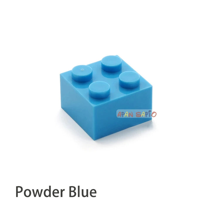 60pcs DIY Building Blocks Thick Figures Bricks 2x2 Dots Educational Creative Size Compatible With 3003 Plastic Toys for Children - CADA BRICKS®