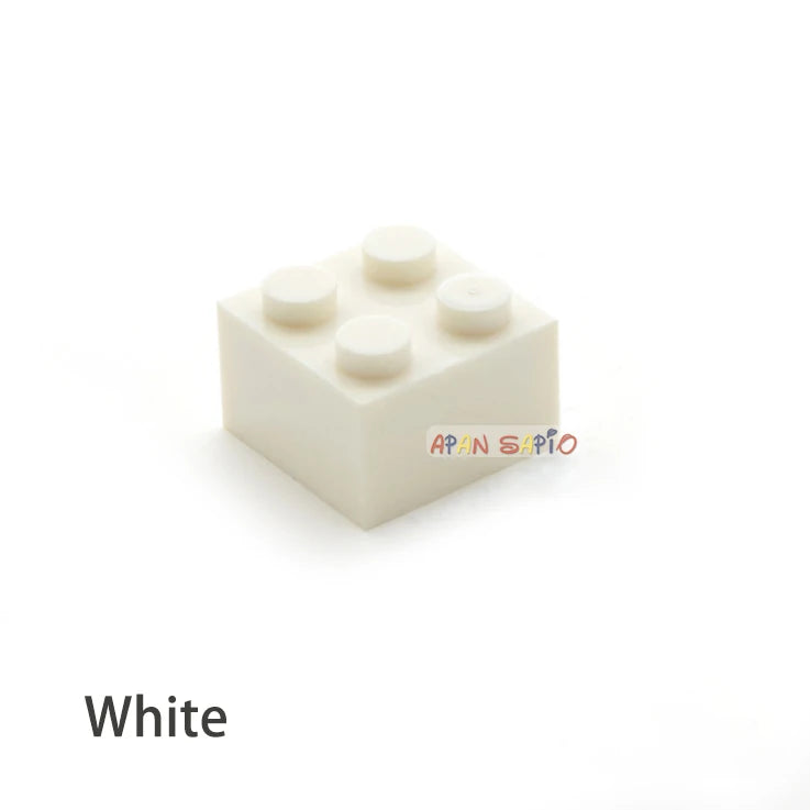 60pcs DIY Building Blocks Thick Figures Bricks 2x2 Dots Educational Creative Size Compatible With 3003 Plastic Toys for Children - CADA BRICKS®