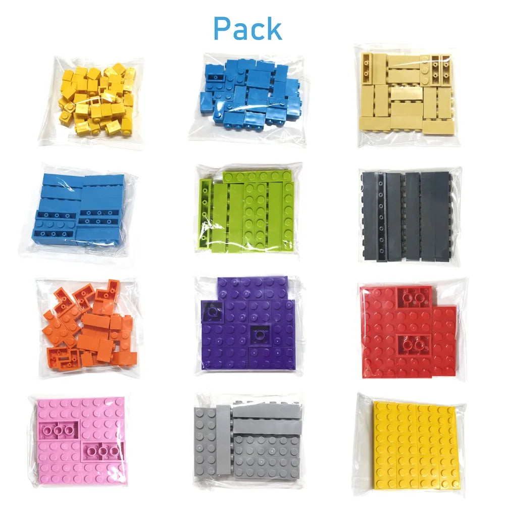 60pcs DIY Building Blocks Thick Figures Bricks 2x2 Dots Educational Creative Size Compatible With 3003 Plastic Toys for Children - CADA BRICKS®