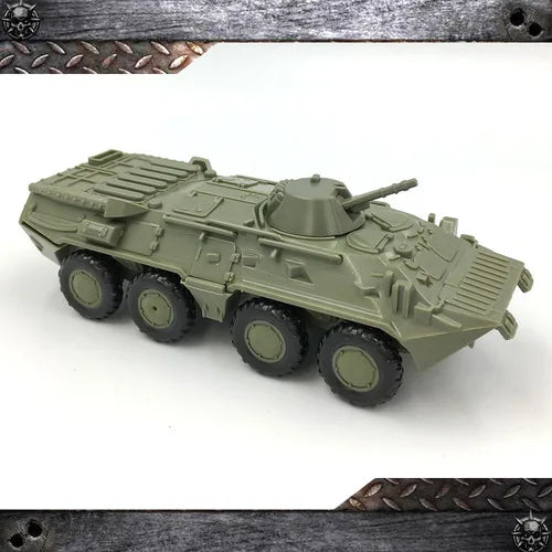 1:72 BTR-80 Armored Carrier M35 Cargo Truck M1046 KFZ.305 BLITZ Building Block Assembling Military Vehicles Model Army