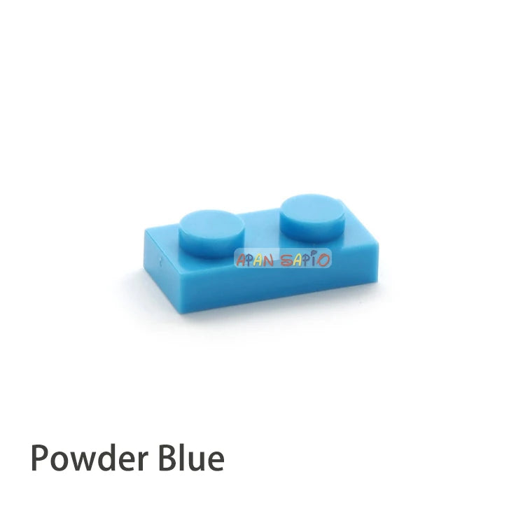 200pcs DIY Building Blocks Thin Figures Bricks 1x2 Dots 12Color Educational Creative Size Compatible With 3023 Toys for Children - CADA BRICKS®