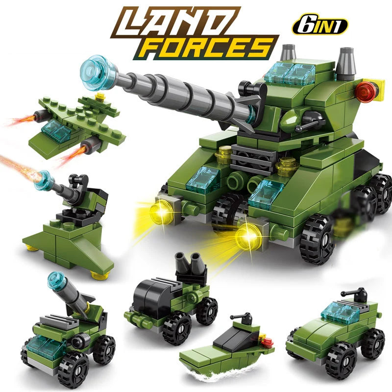 New City Fire Fighting Truck Car Vehicle Police Building block Toys Assemble DIY Children Toys Christmas Gifts