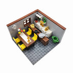 Byhus Byggeklosser Leker for Barn Gutter Jenter DIY Gaver MOC Klosser Soverom Stue Møbelmodell Leker Klosssett