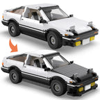 Cada 1324Pcs LED City RC Drift Racing Car Building Blocks DIY Variable Form Sports Car Bricks Gifts Toys For Children